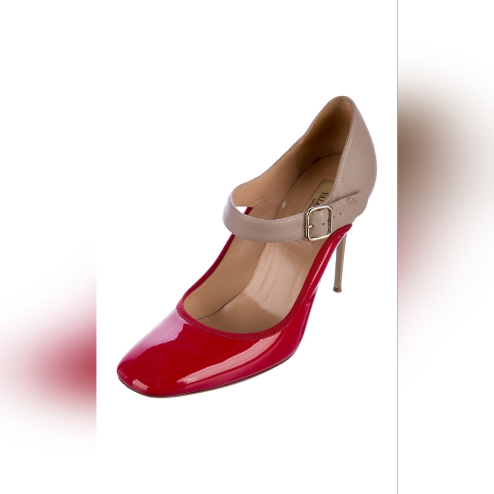 Valentino Red and Beige Heels